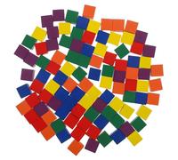 NOLITOY 100 pièces Cubes Colorés Blocs Carrés Précis pour Artisanat DIY Accessoires Créatifs pour Garçon Fille et Adultes Naturel pour Décoration et Jeux Éducatifs