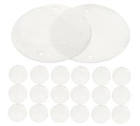 NOLITOY 100 pièces Perles Rondes pour Création de Bijoux Pendentifs DIY Décoratifs pour Carillons et Attrape