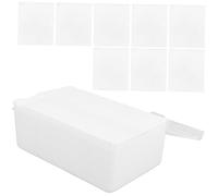 NOLITOY 1000 pièces Carrés Coton Cosmétiques Doux pour Visage Lingettes Démaquillantes Éliminent Maquillage et Soin Peau Texture Confortable et Portable