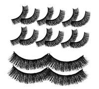 NOLITOY 10paires Faux Cils Naturels Bande Cils Longs Et Fins Pour Look Naturel Pour Toutes Occasions