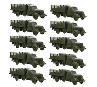 NOLITOY 10pièces Modèle De Camion Jouet Plastique Lot de Voitures Véhicule Amusant pour Garçon Fille Moyenne Facile à Saisir