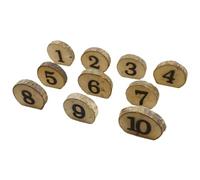 NOLITOY 10pièces Numéros de Table Bois pour Mariage Décoration Rustique Réception Banquet Restaurant