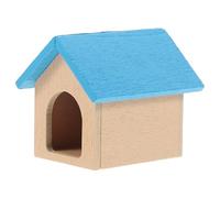 NOLITOY 12, Petite Maison pour Chien Décorative Bleue, D’Imitation Léger, Accessoire pour Mini-Maisons et Décorations D’intérieur