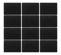 NOLITOY 12 pièces Étiquette Prix Effaçable Panneau Noir à Clip Vertical pour Affichage de Prix Étiquette Signalétique Résistante Abs pour Produits Vrac et Snacks Supermarché