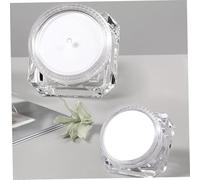 NOLITOY 12 pièces Pots Forme de Diamant Flacon de Voyage Portable pour Crème Récipient de Rangement