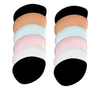 NOLITOY 12pièces Houppette à Poudre Triangulaire pour Maquillage Visage Mini Poudrier Applicateur pour Fond de Teint Lot de Poudriers