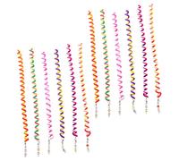 NOLITOY 12pièces Outils De Coiffure Pour Filles Accessoires De Tresse Et Boucle Outils De Coiffure Spiralés Colorés Pour Créer Des Styles Variés