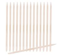 NOLITOY 150 Pièces Bâtonnets Bois Orange pour Cuticules Double Embouts Multifonctions Repousse-cuticules Doux pour Manucure et Pédicure Accessoires Professionnels de Soin des Ongles