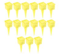 NOLITOY 15pièces Pluviomètre Extérieur pour Pelouse et Jardin Mesure des Précipitations avec Large Ouverture de Piquet Facile à Installer