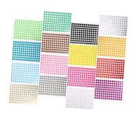 NOLITOY 16 feuilles Lot de Gommettes Rondes Autocollantes Colorées Étiquettes Adhésives Codage Couleur pour Organisation Maison Bureau École Autocollants Repositionnables Pratiques et
