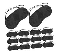 NOLITOY 16pièces Masques Sommeil Jetables Polyester Soie Artificielle Confortable Et Doux Lot De Cache Yeux Léger Pour Dormir Voyage Détente Et Sieste