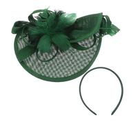 NOLITOY 1ensemble Fascinateur Élégant Plumes Accessoire De Mariage Tea Party Bandeau Chic Avec Chapeau Pour Événements Festifs