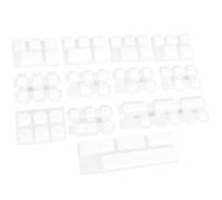 NOLITOY 1ensemble Moule Silicone DIY pour Capuchons de Touches Clavier Mécanique Moulage Époxy Personnalisé Cat Paw Design Compatible Croix Standard