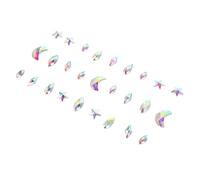 NOLITOY 1ensemble Stickers De Visage Pailletés Pour Festivals Autocollants De Corps Temporaires Bijoux Adhésifs Pour Événements Décorations Éblouissantes Pour Maquillage Et Costumes