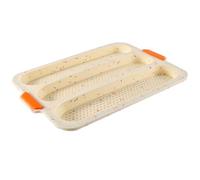 NOLITOY 1pièce Moule à Français Silicone Fentes Antiadhésif avec Ventilation pour Moelleux Cuisson Maison et Professionnelle