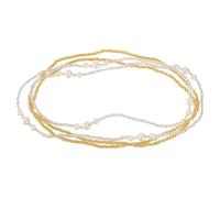 NOLITOY 2 Ensembles de Chaînes Corporelles Décoratives en Verre Argenté, Solide et Pratiques, Style Chic et Élégant pour Usage Quotidien ou Mariage