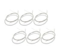 NOLITOY 2 Ensembles Jeu de Cordes pour Guitare Classique Nylon C102 Ensemble Complet à Tension Normale Cordes en Nylon Transparent et Basses Filées pour Pratique et Performance