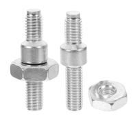 NOLITOY 2 Ensembles Jeu de Goujons et Écrous de Remplacement pour Tronçonneuse Acier Compatible Fixation Sécurisée et Résistance Élevée pour Accessoires Professionnels