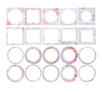 NOLITOY 2 Ensembles Papier Décoratif Fenêtre Créatif Papier Matériel Scrapbooking pour DIY Album Photo Fenêtre Regard pour Artisanat Familial et Garçon Fille