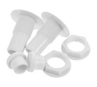 NOLITOY 2 Ensembles Plastic Threaded Cooler Drain Plugs Freezer Drain Hole Stoppers Cold-resistant Replacement Accessories Compatible With Multiple Freezer Brands