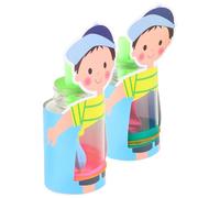 NOLITOY 2 Maquettes D’Organes Humains Respiration Pulmonaire à Assembler, Éducatif en Plastique, 2 Sets, Outil Pédagogique pour Élèves, Modèle Anatomique Science et Couleur Aléatoire