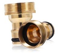 NOLITOY 2 pièces Adaptateur Robinet Lot Connecteur Rapide pour Tuyau Arrosage Raccord Étanche pour Mitigeur Cuisine et Jardin et à Usure