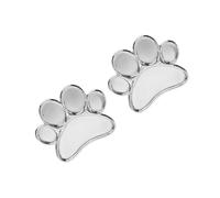 NOLITOY 2 pièces Anneaux pour Nail Art Alliage Palette de Mélange Portable pour Couleurs de Vernis Accessoire Pratique pour Manucure Professionnelle et DIY Argent