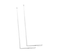 NOLITOY 2 Pièces Baguettes Radiesthésie INOX Télescopiques Bâtons Sourcier Ergonomiques Outils Divinatoires Extérieurs Portables et Flexibles pour Camping et Détection Énergie