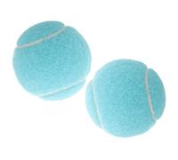 NOLITOY 2 pièces Balles de Tennis Entraînement à Haute Élasticité Légères et Durables Couleur Bleu Lot pour Coaching et Pratique Intérieur et Extérieur