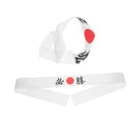 NOLITOY 2 Pièces Bandeau pour Chefs et Karatéka Accessoire de Costume Élégant pour Arts Martiaux et Cuisine et Respirant