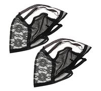 NOLITOY 2 pièces Bonnet à Perruque Respirant Caps Résille Élastique pour Fabrication de Perruques Couvre Cheveux Invisible Accessoire Pratique et Durable pour Costumes et Événements