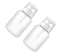 NOLITOY 2 pièces Bouteilles Pompe pour Dissolvant Vernis à Ongles Lot de Flacons Verrouillables pour Stockage Liquide Distributeurs Pratiques pour Usage Cosmétique