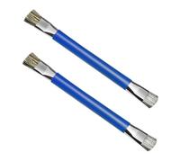 NOLITOY 2 pièces Brosse Antistatique Électronique pour Carte Mère Brosse de Détail ESD Sécurisée Lot de Bleu pour Nettoyage IC Téléphone