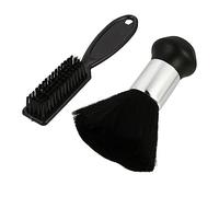 NOLITOY 2 Pièces Brosse De Nettoyage Brosse À Cheveux Brosse À Cheveux Rétractable Pour Cheveux Plumeau De Coiffure Brosse À Cheveux Grand Plumeau De Cou De Cheveux Brosse À Cheveux