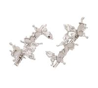 NOLITOY 2 Pièces Butterfly Hair Clips Lightweight Imitation Cymophane Side Bang Clips For Women Comfortable Hair Management Accessories For Weddings And Daily Wear