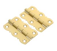 NOLITOY 2 pièces Charnières Piano Dorées Sans Vis Charnières Multi-fonctions Pour Pupitre et Meubles Résistantes et Silencieuses