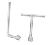 NOLITOY 2 pièces Clé Triangle Tête Profonde Acier Inoxydable Clé pour Vis et Écrous Outil Robuste pour Démontage de Vis Lampes Vol