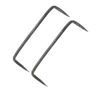 NOLITOY 2 pièces Clous de Construction Double Pointe Acier Robuste pour Fixation Polyvalente Clous à Charpente Résistants pour Bricolage et Usage Professionnel
