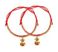 NOLITOY 2 pièces Collier pour Chat Ajustable Tressé avec Clochette Décorative Confortable et Respirant Lot pour et Chiots Accessoire Festif et Chic