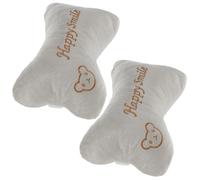 NOLITOY 2 pièces Coussin de Cou Voiture Ergonomique Soutien Nuque Respirant Oreiller Souple et Résistant pour Siège Auto Conduite Confortable