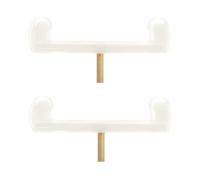 NOLITOY 2 pièces Coussin de Protection Antidérapant pour Épaule de Violon Latex Repose-épaules Ergonomique pour Violons Support Confortable et Facile à Installer