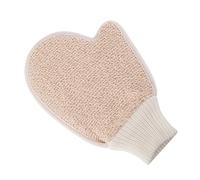 NOLITOY 2 pièces Gants Exfoliants de Bain Éponges Lin pour Spa Gants Nettoyants Corps Efficaces pour Éliminer Peaux Mortes et Impuretés Soin Naturel Peau