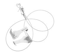 NOLITOY 2 pièces Kit de Câble Suspension Réglable Acier Inoxydable pour Accroche Murale Crochet Tableau Fil Suspension Cadre Support Lourd pour Miroirs et Expositions Artistiques