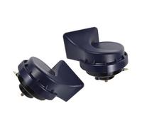NOLITOY 2 Pièces Klaxon Escargot Électrique Étanche et Antichoc Puissant Double pour Camions Suv Voitures et Installation Facile