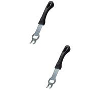 NOLITOY 2 Pièces Lifter de Plaque de Barbecue Acier Inoxydable Outil Pratique pour et Plateaux de Cuisson Accessoire Multifonction avec Ouvre Bouteille pour Barbecue et Grill