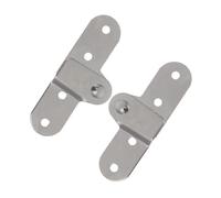 NOLITOY 2 pièces Lot de Charnières de Rechange pour Échelle de Grenier Fixation Robuste Fer Adaptées Aux Échelles Télescopiques Simples et Doubles Charnières Pliantes pour Réparation et