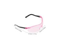 NOLITOY 2 pièces Lunettes de Protection Garçon Fille Robustes Rayures pour Jeux Cs Légères et Confortables Surlunettes Unisexes pour Activités Extérieures et Écran