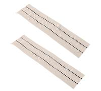 NOLITOY 2 Pièces Mèches Plates en Coton pour Lampe à Huile 5 Cm X 22 Cm, Lot de 2 Pièces, Remplacement pour Lampes à Pétrole et Bougies, Mèche Épaisse Solide, Adaptée au Camping et Loisirs