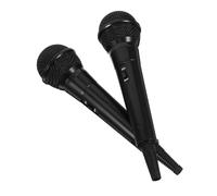 NOLITOY 2 Pièces Microphone Garçon Fille Portable Simulation Réaliste pour Scène Interview Jeu de Rôle Garçon Fille