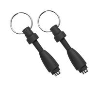 NOLITOY 2 Pièces Mini Cigar Punch Cutter Portable With Keychain Small Hole Punch Tool In Silicone And Stainless Steel For Precise Cutting And Easy Outdoor Use